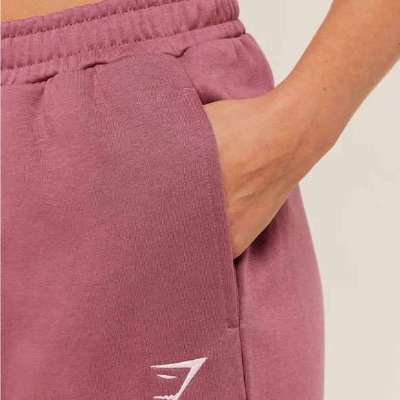 Gymshark Pink Training Fleece Joggers - Picture 3 of 8